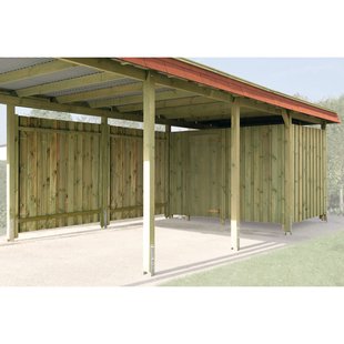 Weka Berging Voor Carport Eiken 288x199cm