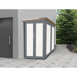 Weka Tuinkast Garten Q Kompakt Grijs 224x217cm