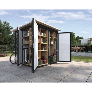 Weka Tuinkast Garten Q Multi Antraciet 224x217cm