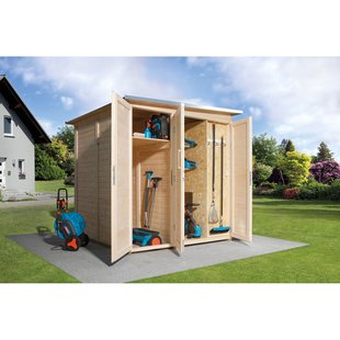 Weka Tuinkast Aanbouw Garten Q Savebike Eiken Licht