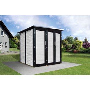 Weka Tuinkast Aanbouw Garten Q Savebike Antraciet