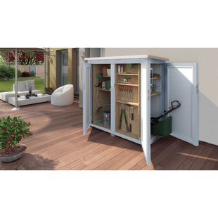 Weka Tuinkast Garten Q Terras Grijs 170x160cm