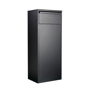 Allux Pakketbrievenbus 800 S Rr - Staal - Zwart - 39x98x28cm