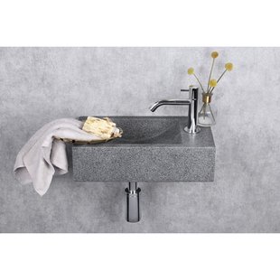 Fonteinset Cheops Natuursteen Wasbak 40 X 23 X 11 Cm