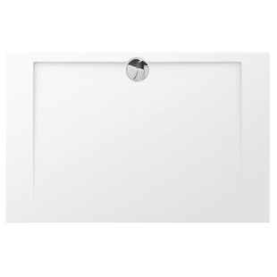 Allibert - Douchebak - Slim 140 X 90 Cm - Polybeton - Wit