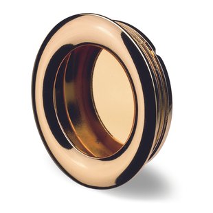 Hettich Meubelgreep Rond - Messing - Vermessingd - Diameter 35 Mm