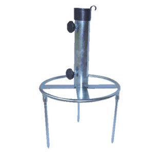 Central Park Parasolvoet - 2.4kg - Staal - Rond Gazon Spikes