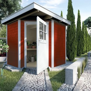 Weka Tuinhuis 229 - Rood - 217x205cm