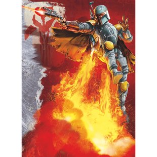 Fotobehang Boba Fett - Meerkleurig - 2,54m X 184cm