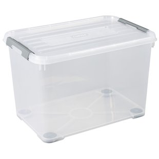 Curver Opbergbox Handy+ Met Wielen 65l Transparant