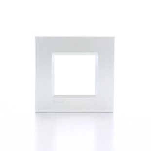 Legrand Afdekplaatje Bticino Livinglight 2 Modules Zilver Grijs