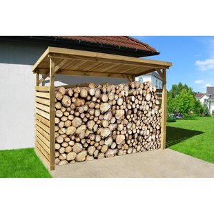 Weka Haardhoutopslag 663b Gr.2 Onbehandeld X114x264x204cm