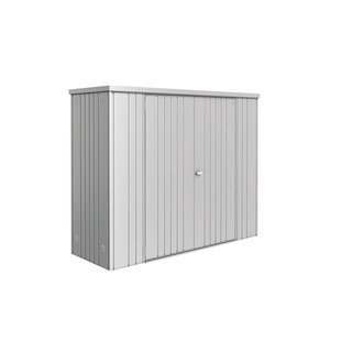 Biohort Tuinkast 230 Zilver Metallic 227x83x182,5cm