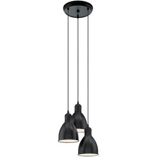 Eglo Hanglamp Priddy Zwart 60w