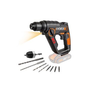 Worx - Klopboorhamer - Wx390.9 - Accu - 20v - 1,2 J