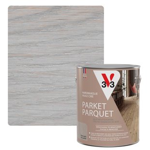 V33 Hardwaxolie Parket Extra Patina Grijs Mat 2,5l