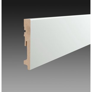 Mac Lean Hoge Plint Classic Robuust - Wit - 240cm - 18x120mm