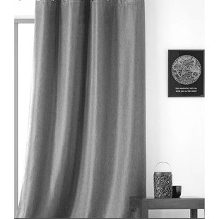 Gordijn Lichtdoorlatend Amsterdam Zwart 145 X 240 Cm