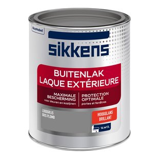 Sikkens Buitenlak Hoogglans Loodgrijs 750ml