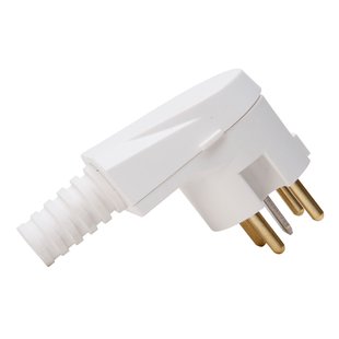 Kopp Stekker Perilex 5-polig Haaks Wit