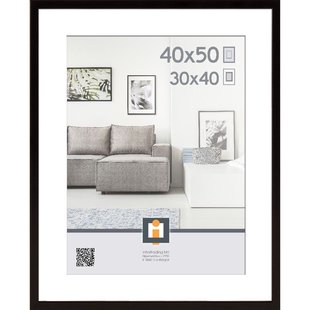 Fotolijst Madrid Zwart 40x50cm