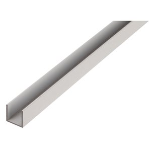 Alberts U-profiel - Aluminium - 20x20x1,5mm 2m