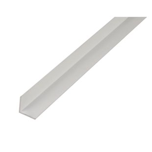 Alberts Hoekprofiel - Aluminium Wit - 15x15x1,5mm 2m