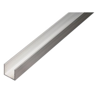 Alberts U-profiel - Aluminium - 15x15x1,5mm 1m