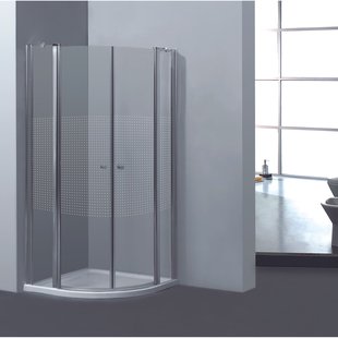 Allibert Twee Zwaaideuren Priva Hoekinstap Kwartrond 90x90x190cm