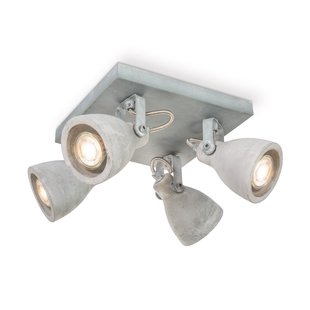 Home Sweet Home Ledspot Vedi Grijs Vierkant 4x5,8w