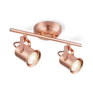 Home Sweet Home Plafondspot Venn Koper 2xgu10 5,8w