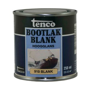 Tenco Bootlak Hoogglans Blank 910 0,25l