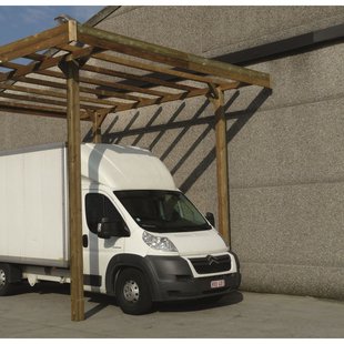 Solid Carport Base S7761 306x506x400cm