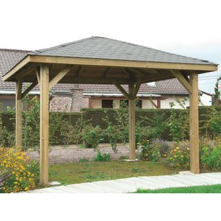 Solid Prieel Met Shingles S7717 Geïmpregneerd Hout 449x347cm