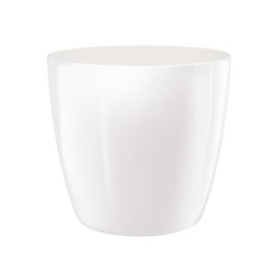 Elho Bloempot Brussels Diamond Rond Ø25cm Wit