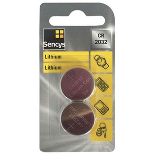 Sencys Batterij Cr2032 3v 2 Stuks