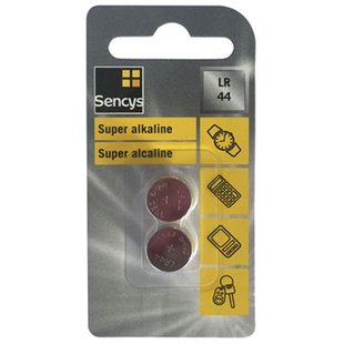 Sencys Batterij Lr44-ag13 1.5v 2 Stuks