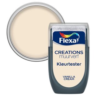 Flexa Creations Verftester - Mat - Vanilla Cream - 30ml