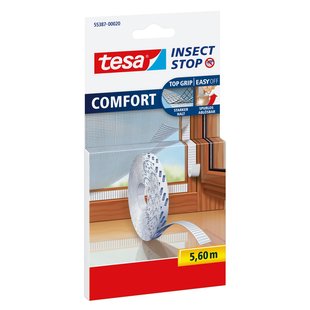 Tesa Klittenband Comfort - Wit - 5,6m X 9,5mm