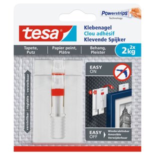 Tesa Powerstrips Verstelbareklevende Spijker 77777 Behang & Gips 2kg