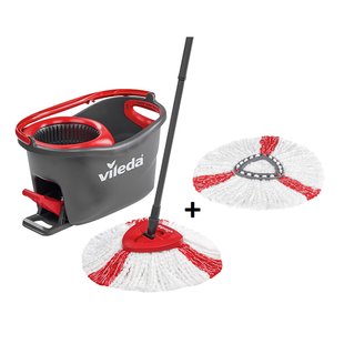 Vileda Easywring Microvezel Mop + Cleanturbo Emmer