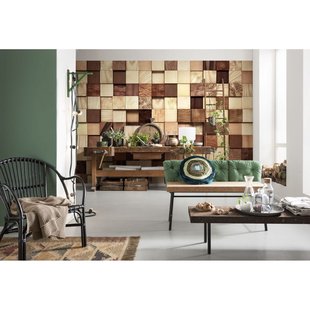 Komar Fotobehang Lumbercheck