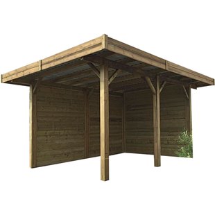 Solid Carport S7755 406x506x253cm
