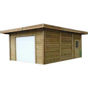 Solid Garage S7756 Met Roldeur - 21m2 - 390x540x250cm