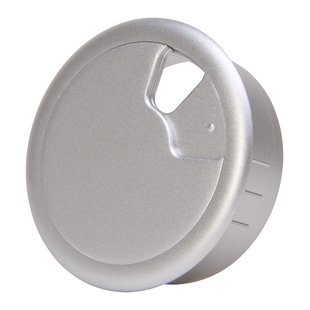 Kopp Kabeldoorvoer Bureau 60mm Zilver