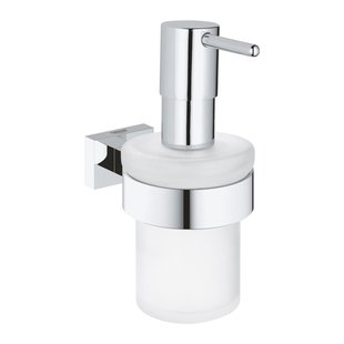 Grohe Zeepdispenser Essentials Cube Met Houder Chroom