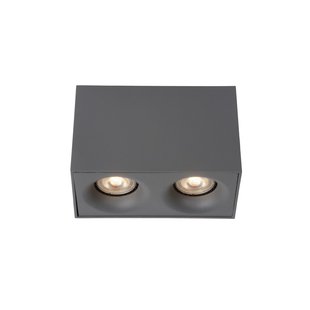 Lucide Plafondspot Bentoo Grijs 2xgu10 5w
