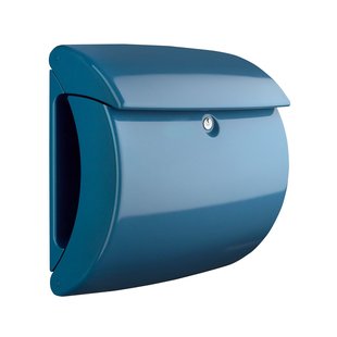 Burg Wachter Wandbrievenbus Piano 886 - Kunststof - Lichtblauw - 38x40x17,8 Cm