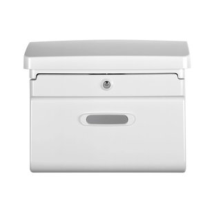 Burg-wächter Wandbrievenbus Bremen 885 - Kunststof - Wit - 40,5x32x15,5 Cm