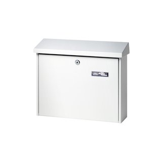 Burg-wächter Wandbrievenbus Journal 5867 - Staal - Wit - 37,7x32x11,5 Cm